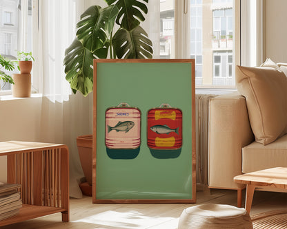 Sardines & Anchovies Art Wall Art Print