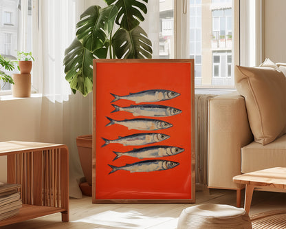 Red Sardines Print
