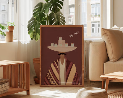 Sombrero Margs Print