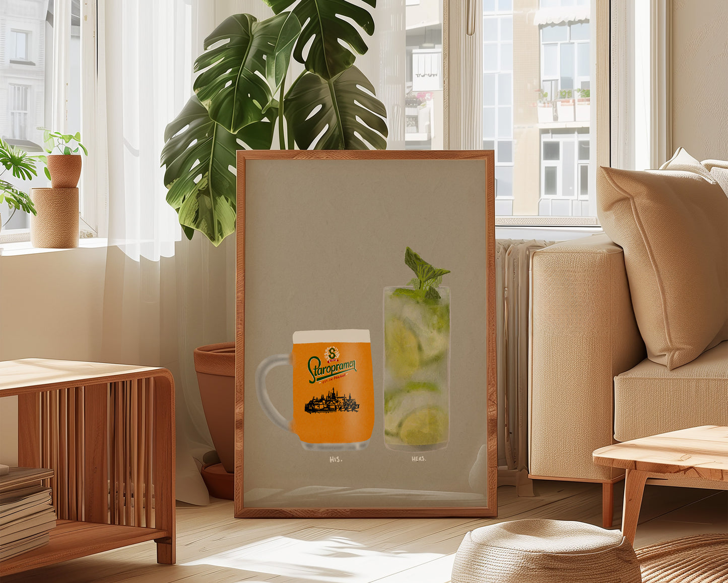 Staropramen & Mojito Print