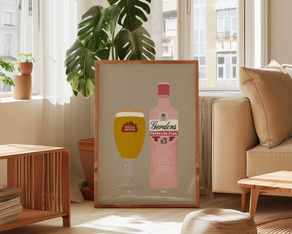 Stella & Gordon's Pink Gin Print