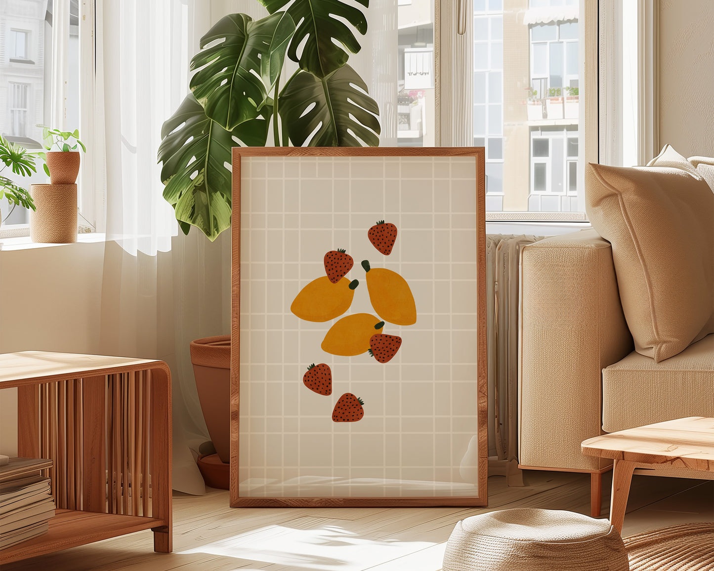 Strawberry & Lemon Print