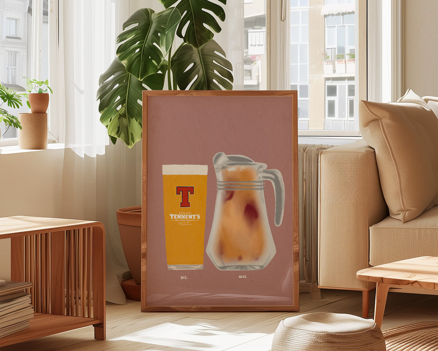 Tennent's & Cava Sangria Print
