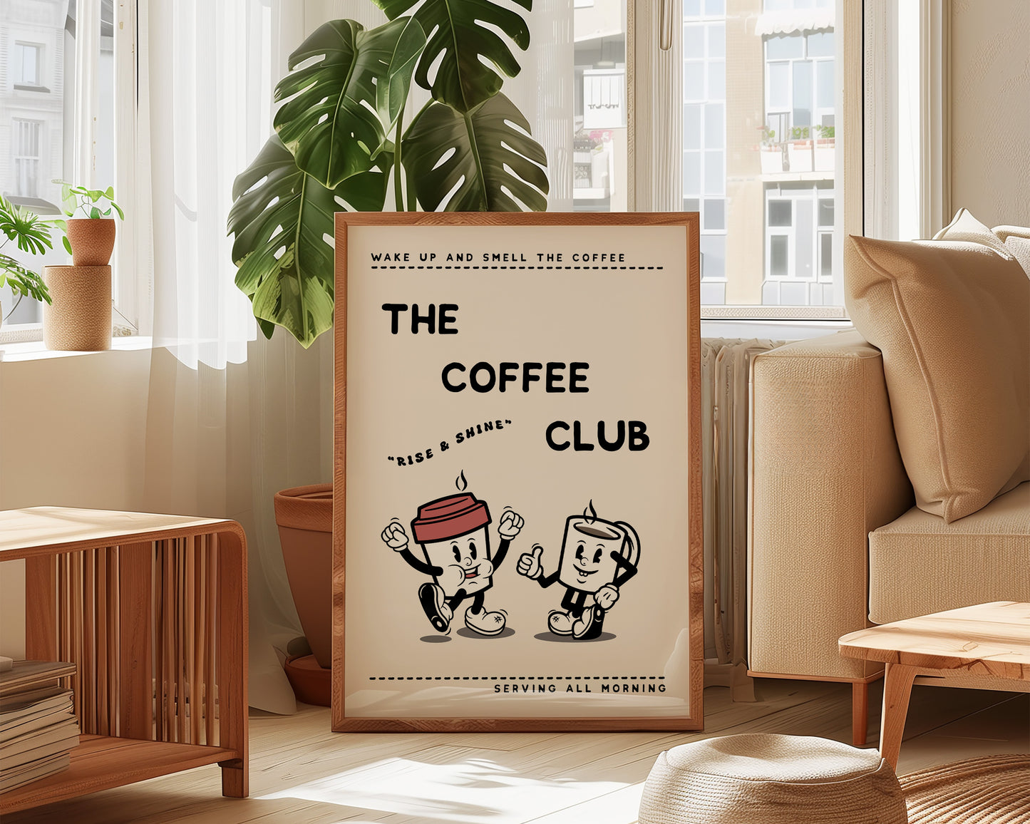 The Coffee Club Retro Print