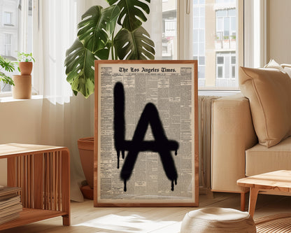 LA Newspaper Print