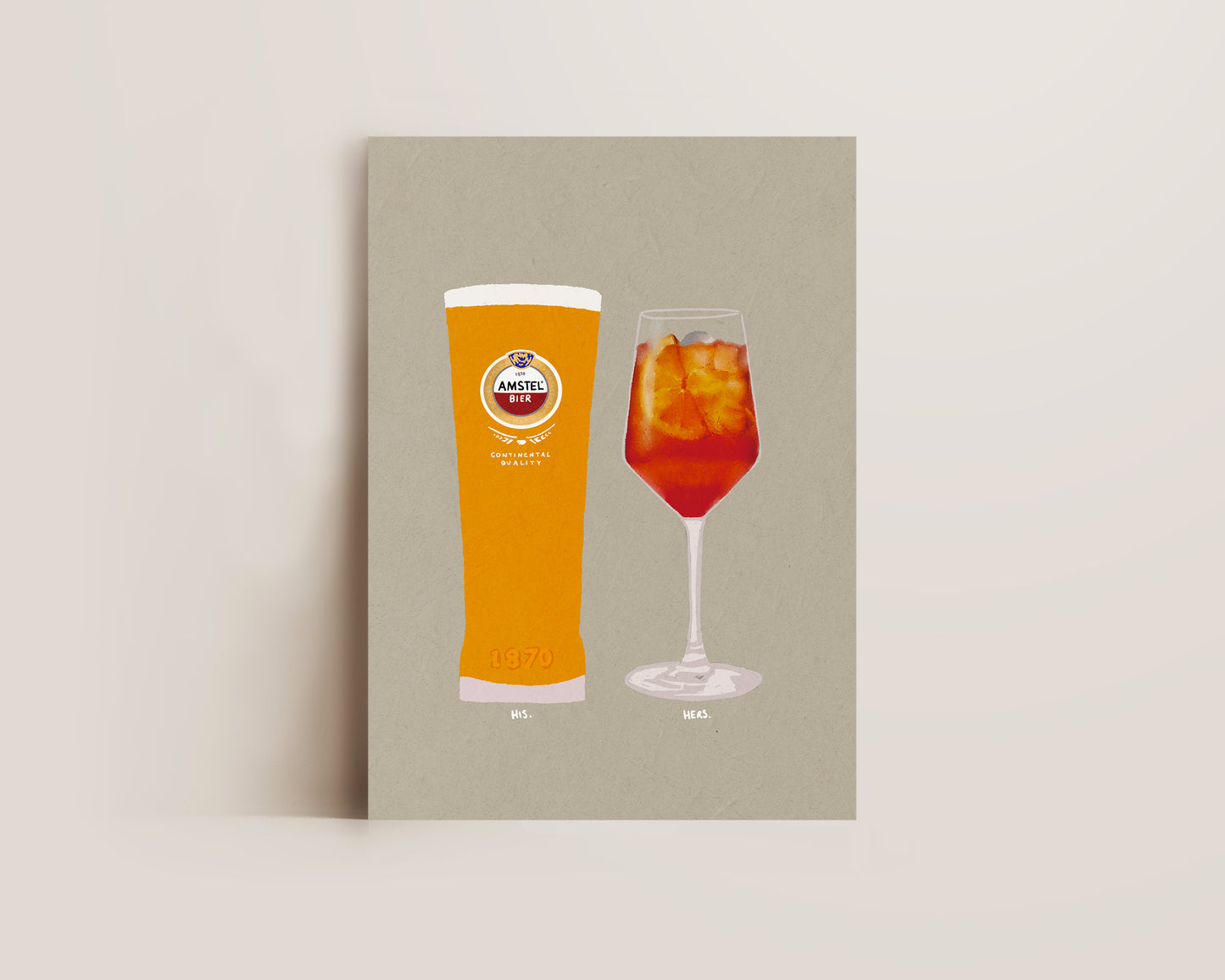 Amstel & Aperol Spritz Print