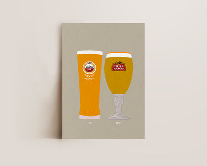 Amstel & Stella Print