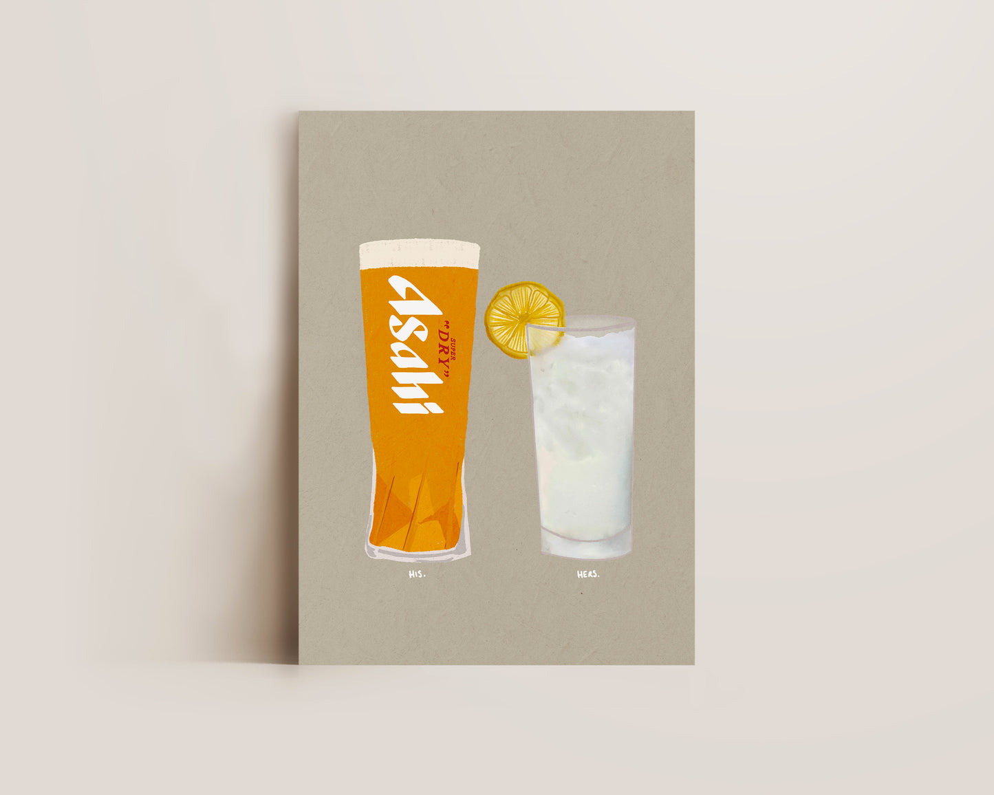 Asahi & Vodka Lemonade Print