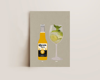 Corona & Hugo Spritz Print