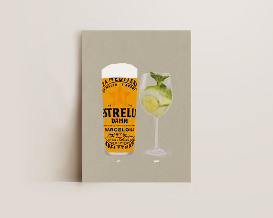 Estrella & Hugo Spritz Print
