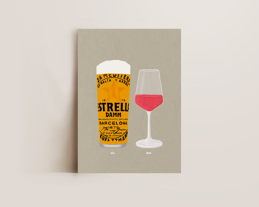 Estrella & Rose Print