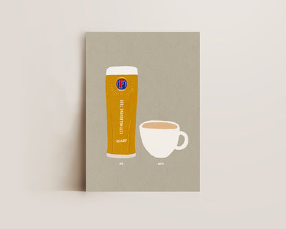 Fosters & Tea Print