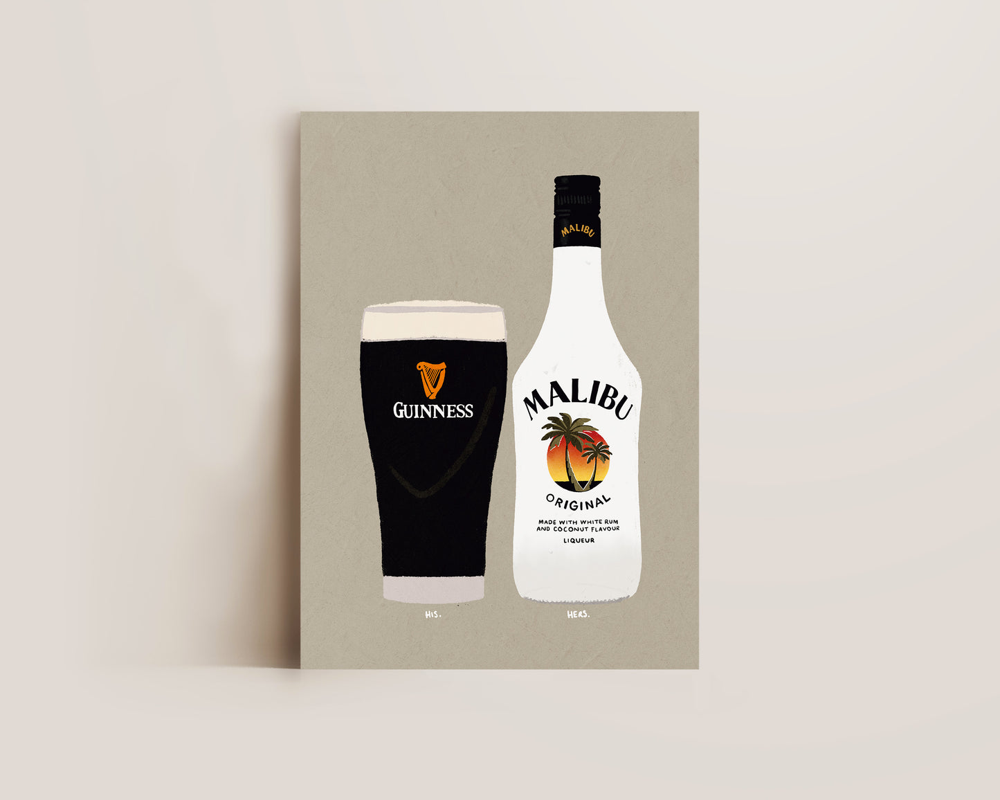 Guinness & Malibu Print