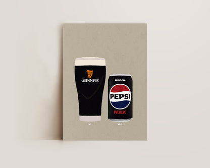 Guinness & Pepsi Max Print