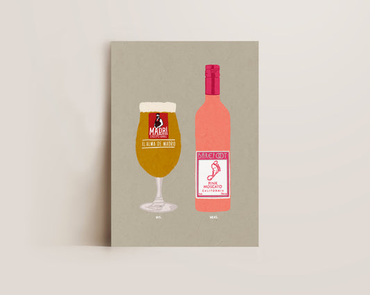 Madri & Pink Moscato Print