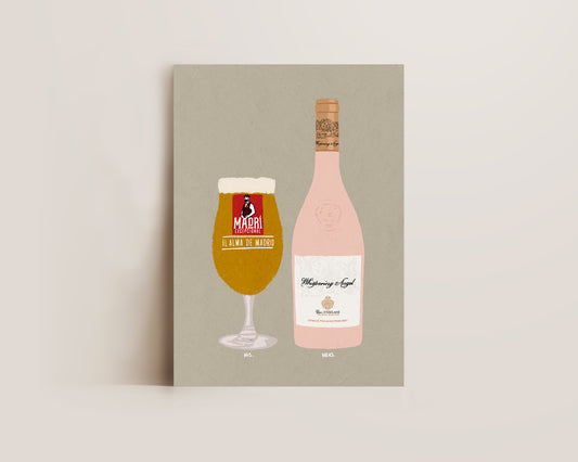 Madri & Whispering Angel Print