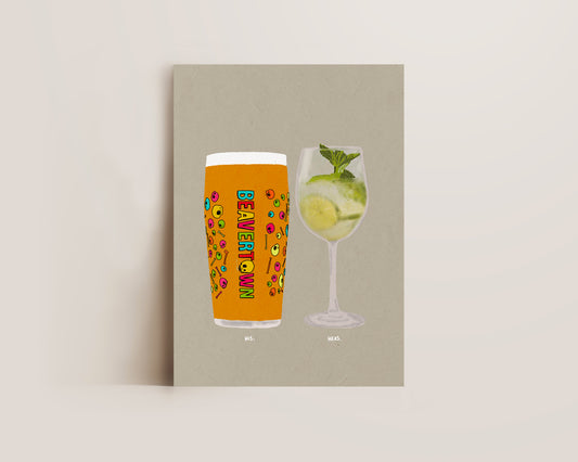 Neck Oil & Hugo Spritz Print