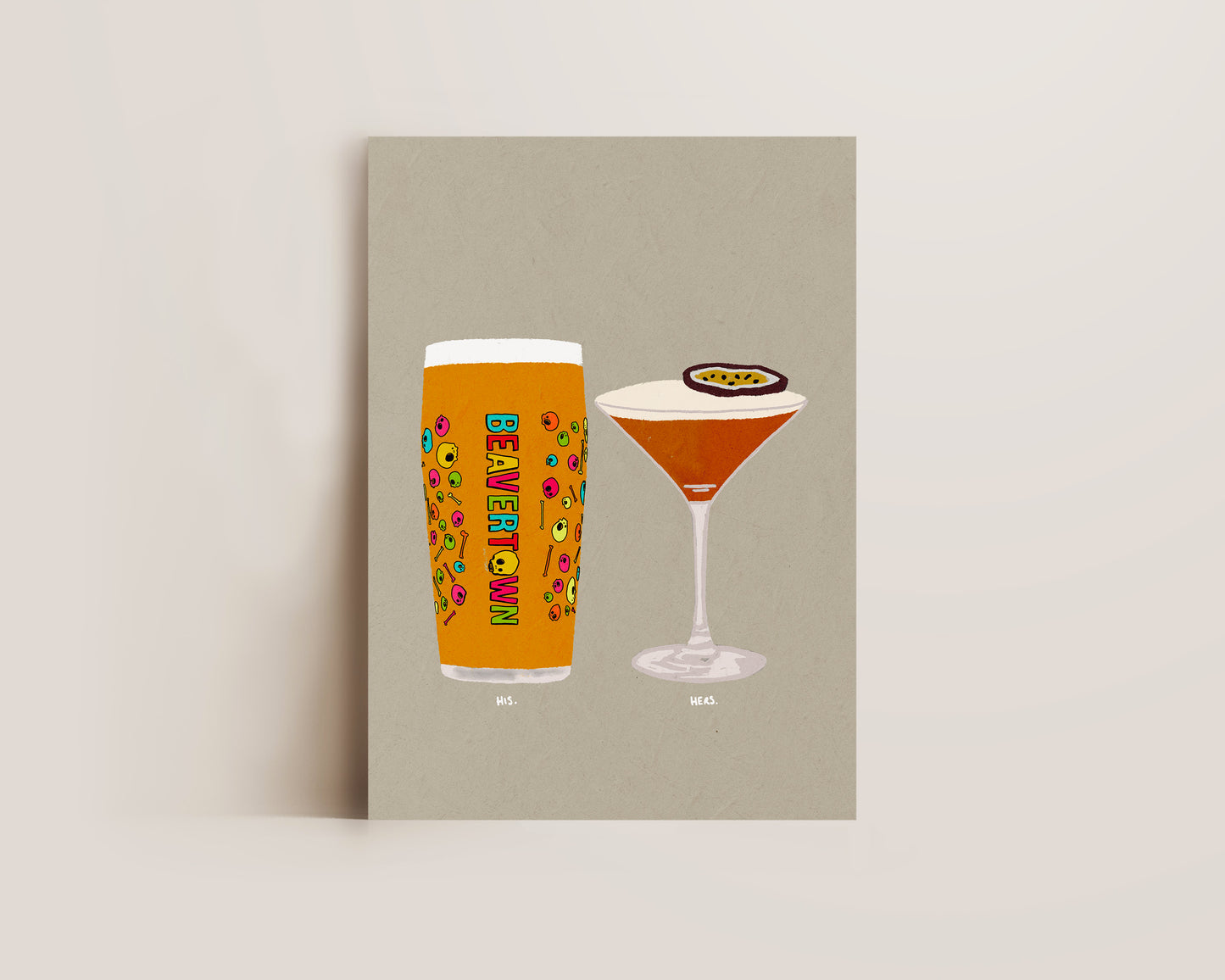 Neck Oil & Pornstar Martini Print