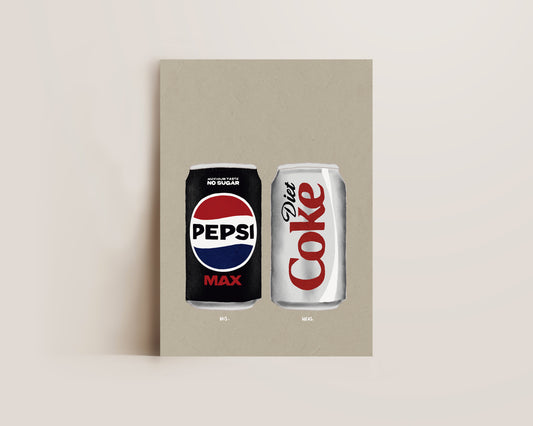 Pepsi Max & Diet Coke Print