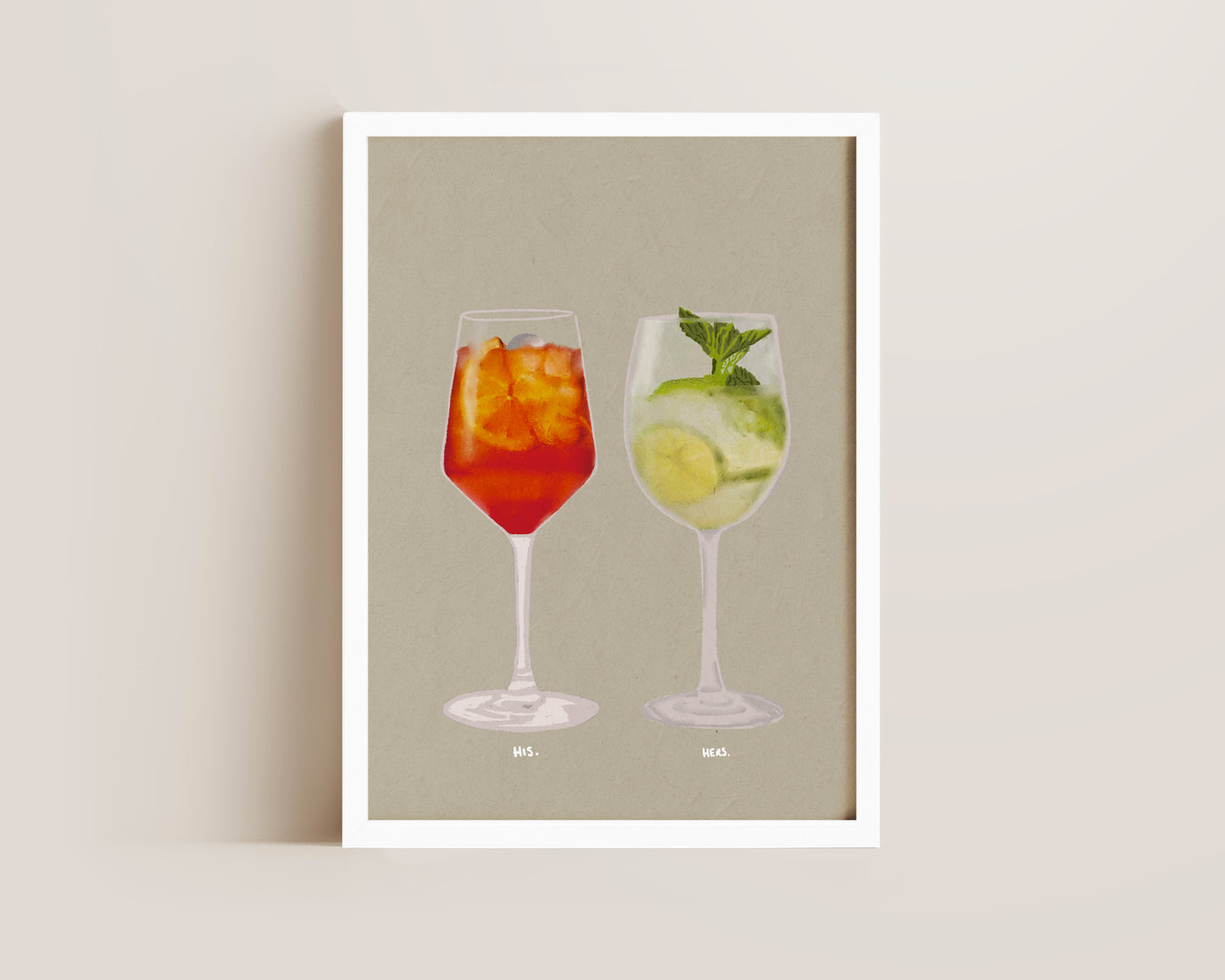 Aperol & Hugo Spritz Print