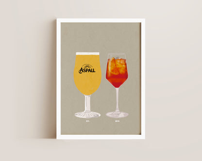 Aspall & Aperol Spritz Print