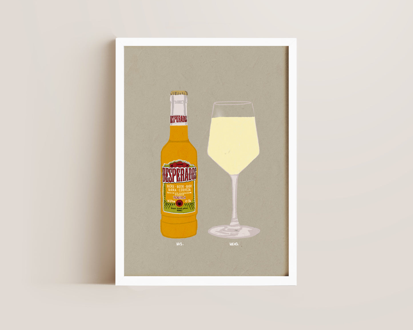 Desperados & White Wine Print