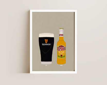 Guinness & Desperados Print