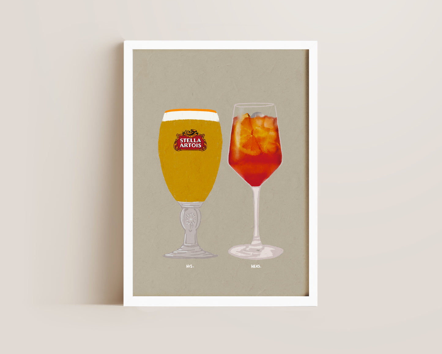 Stella & Aperol Spritz Print