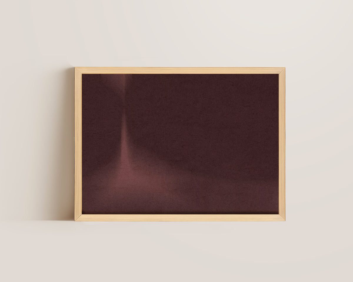 Plum Abstract Wall Art Print