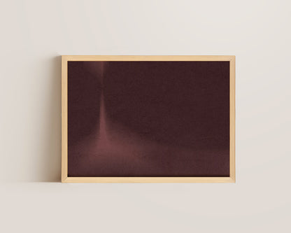 Plum Abstract Wall Art Print