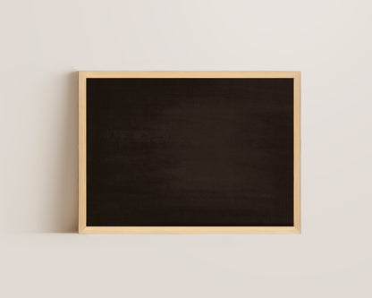 Dark Brown Abstract Wall Art Print