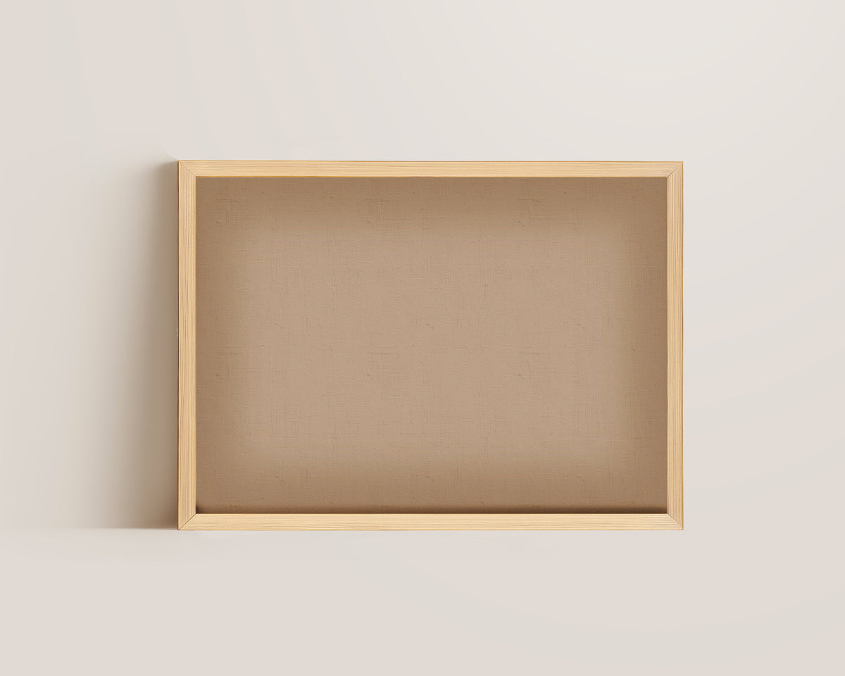 Neutral Linen Abstract Wall Art Print