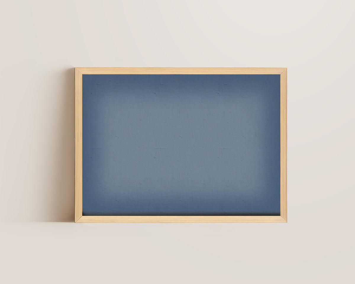 Sky Blue Abstract Wall Art Print