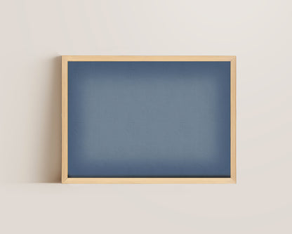Sky Blue Abstract Wall Art Print