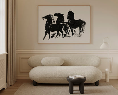Three Horses Canvas