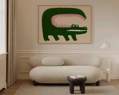 Crocodile Canvas