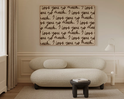 I Love You So Much Canvas