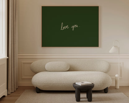 Love You Canvas