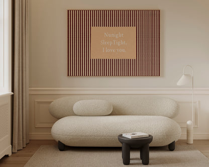 Nunight Sleep Tight Canvas