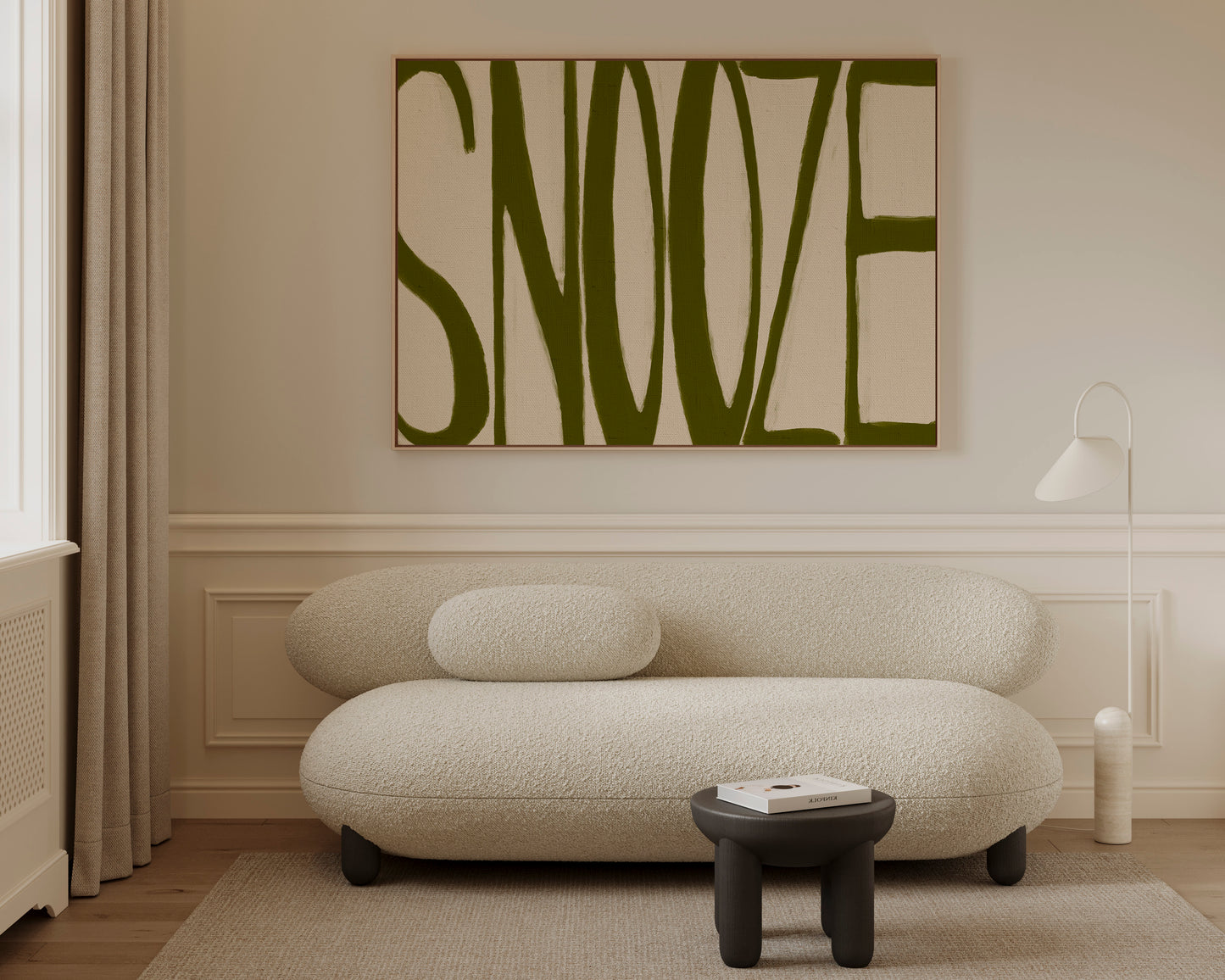 Snooze Olive Canvas