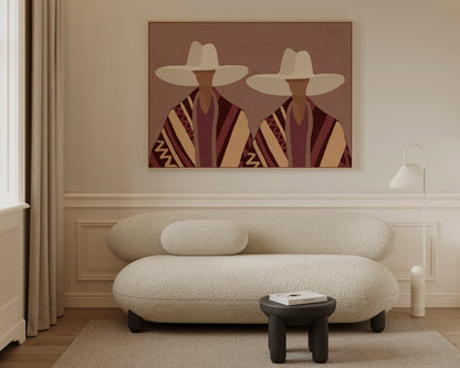 The Twins Canvas