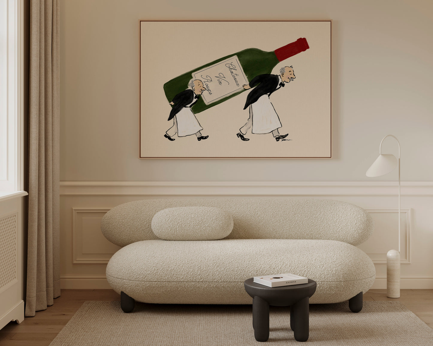 The Wine Waiters Canvas