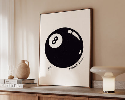 8 Ball Canvas