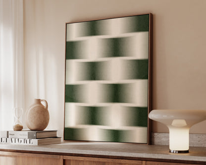 Green Chessboard Canvas