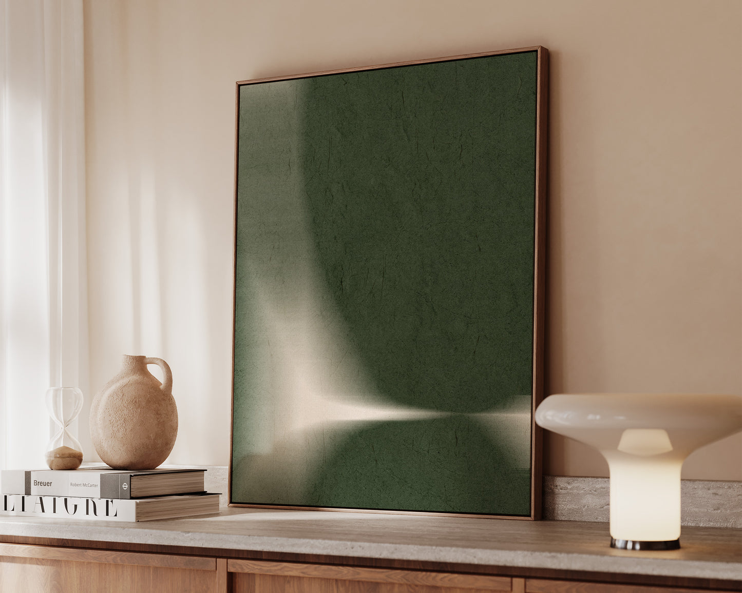 Green Blur Canvas