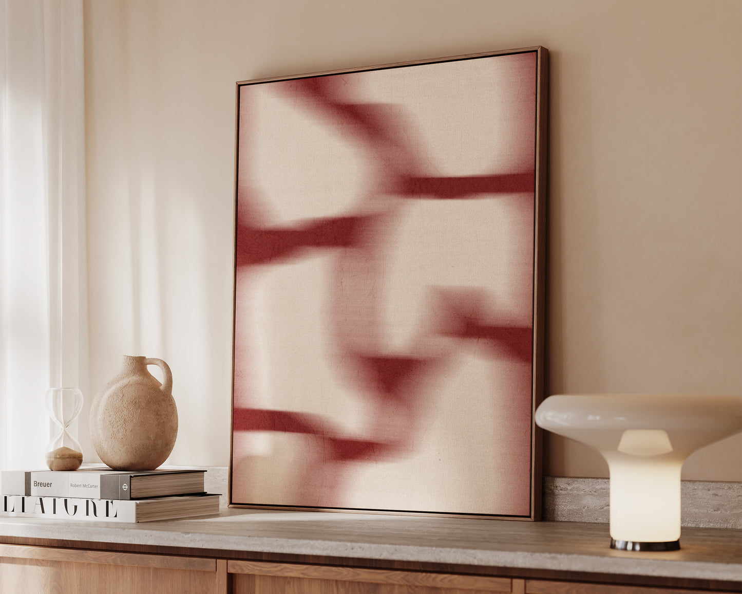 Red Tiles Canvas