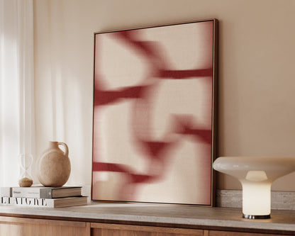 Red Tiles Canvas