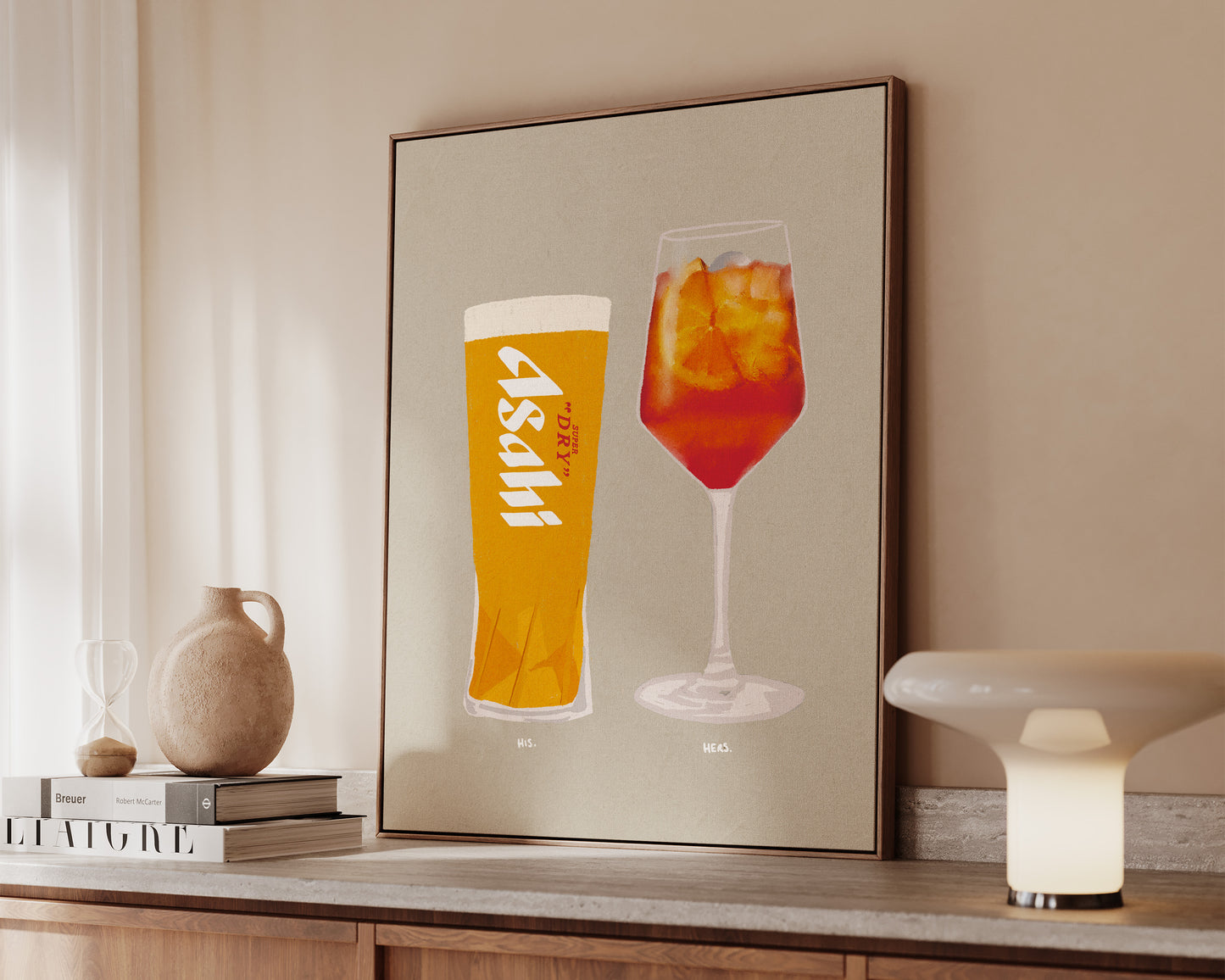 Asahi & Aperol Spritz Canvas