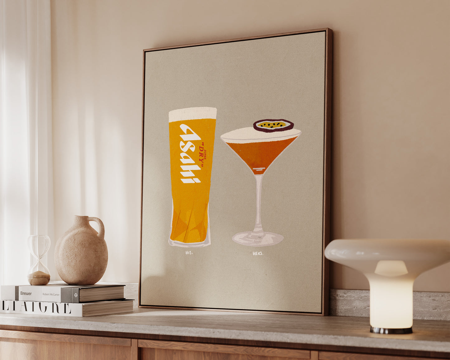 Asahi & Pornstar Martini Canvas