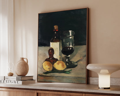 Lemons & Glass Canvas
